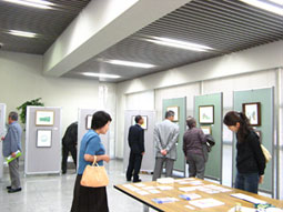 関西大学１日個展風景